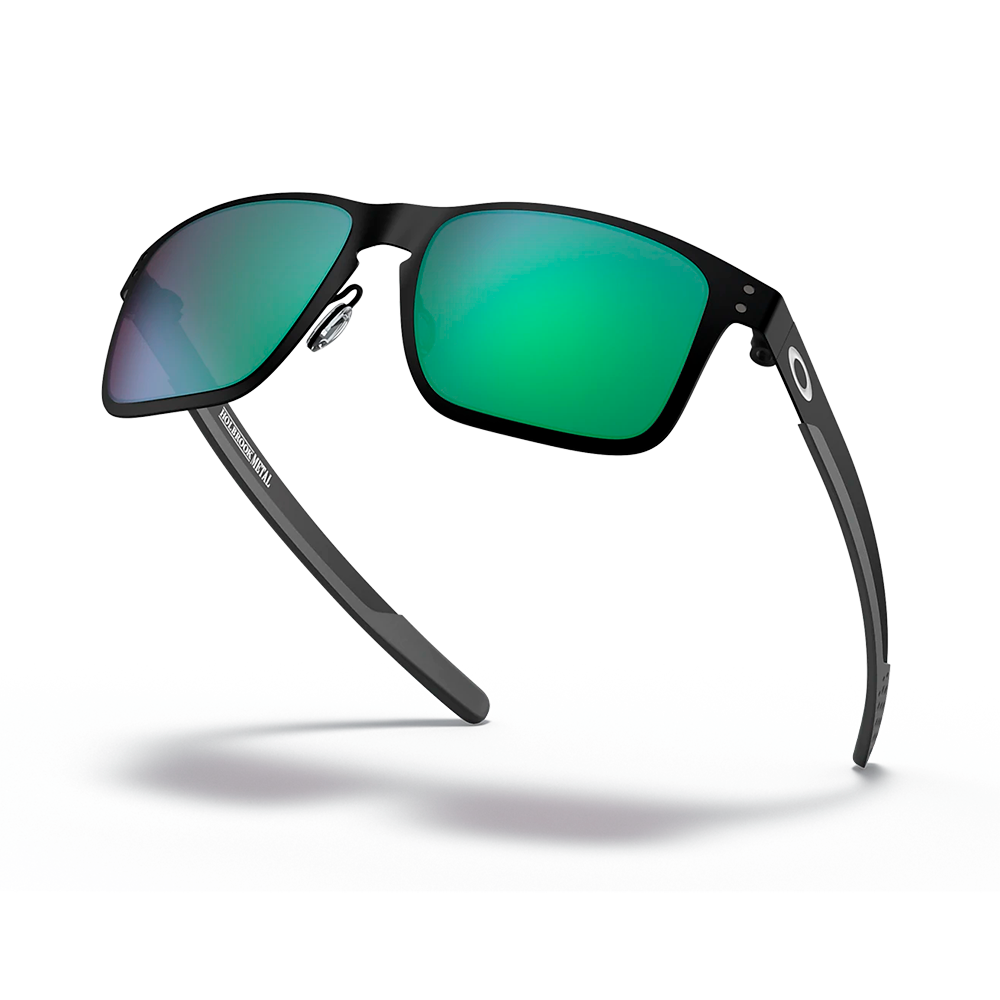 Óculos de Sol Oakley Holbrook Metal Matte Black Jade Iridium