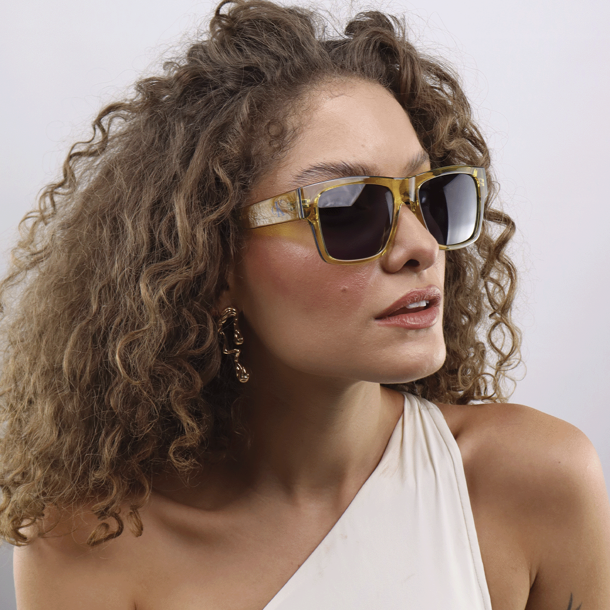 Óculos de Sol Calvin Klein jeans 23605S Yellow