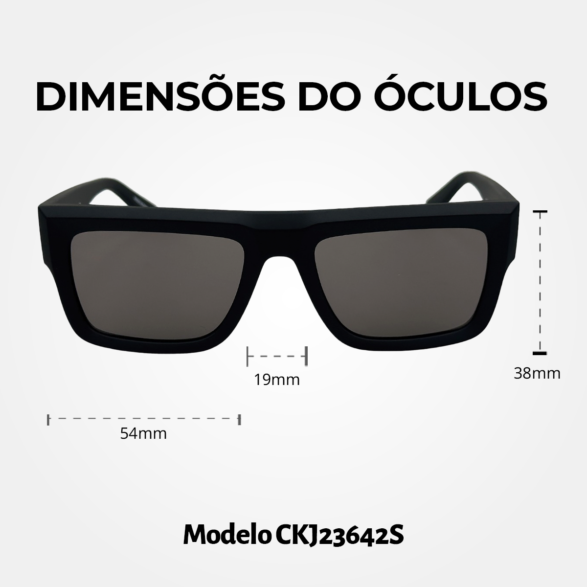 Óculos de Sol Calvin Klein jeans 23642S Black