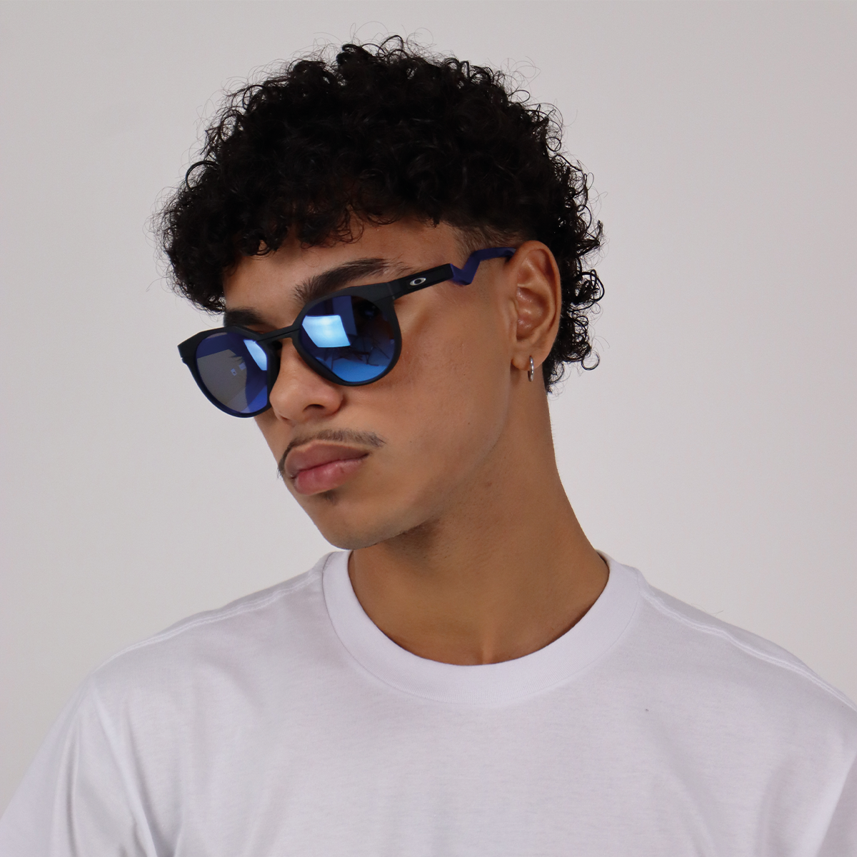 Óculos de Sol Oakley Hstn Black Prizm Sapphire Polarizado