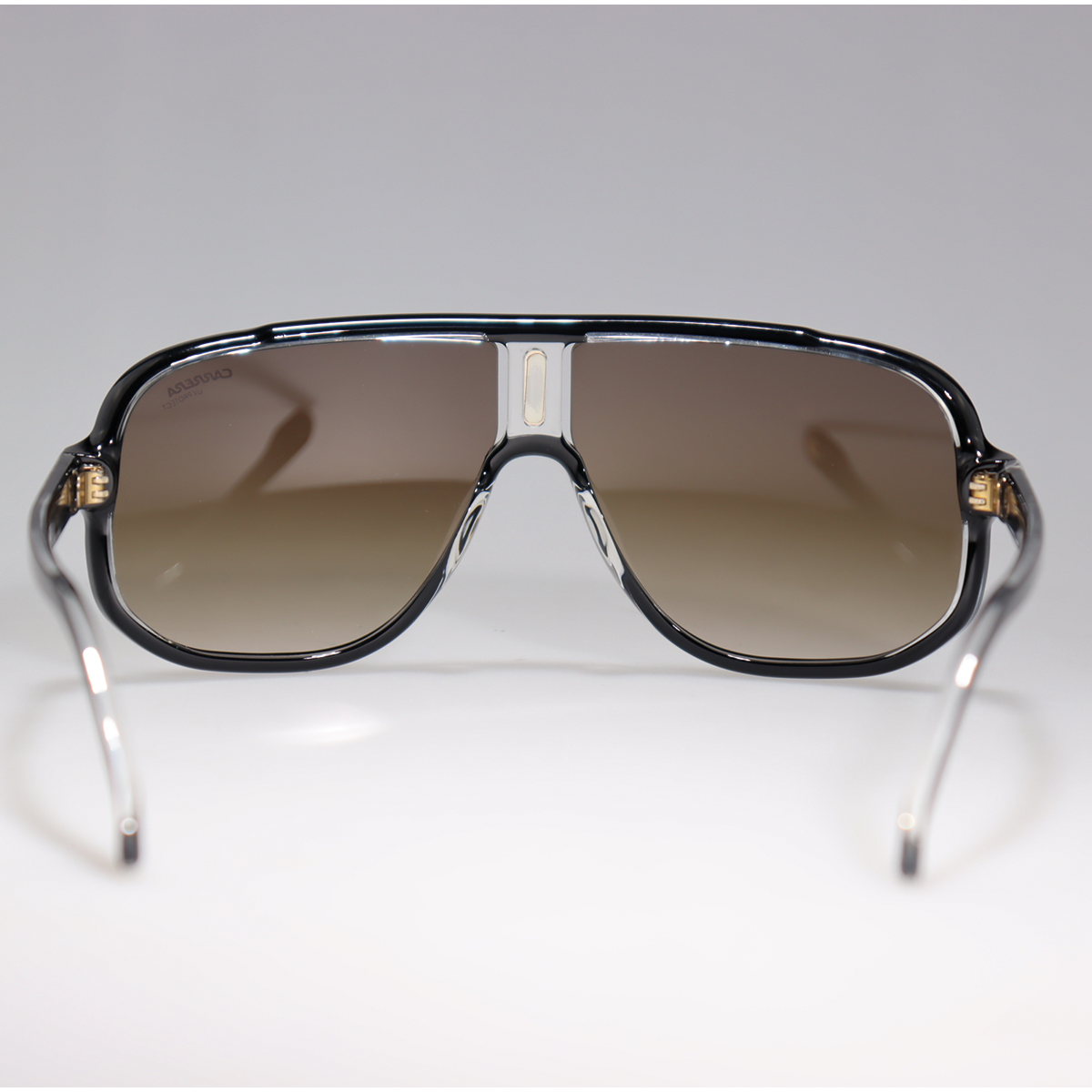 Óculos de Sol Carrera 1057S Black Gold on Clear Gradient Brown