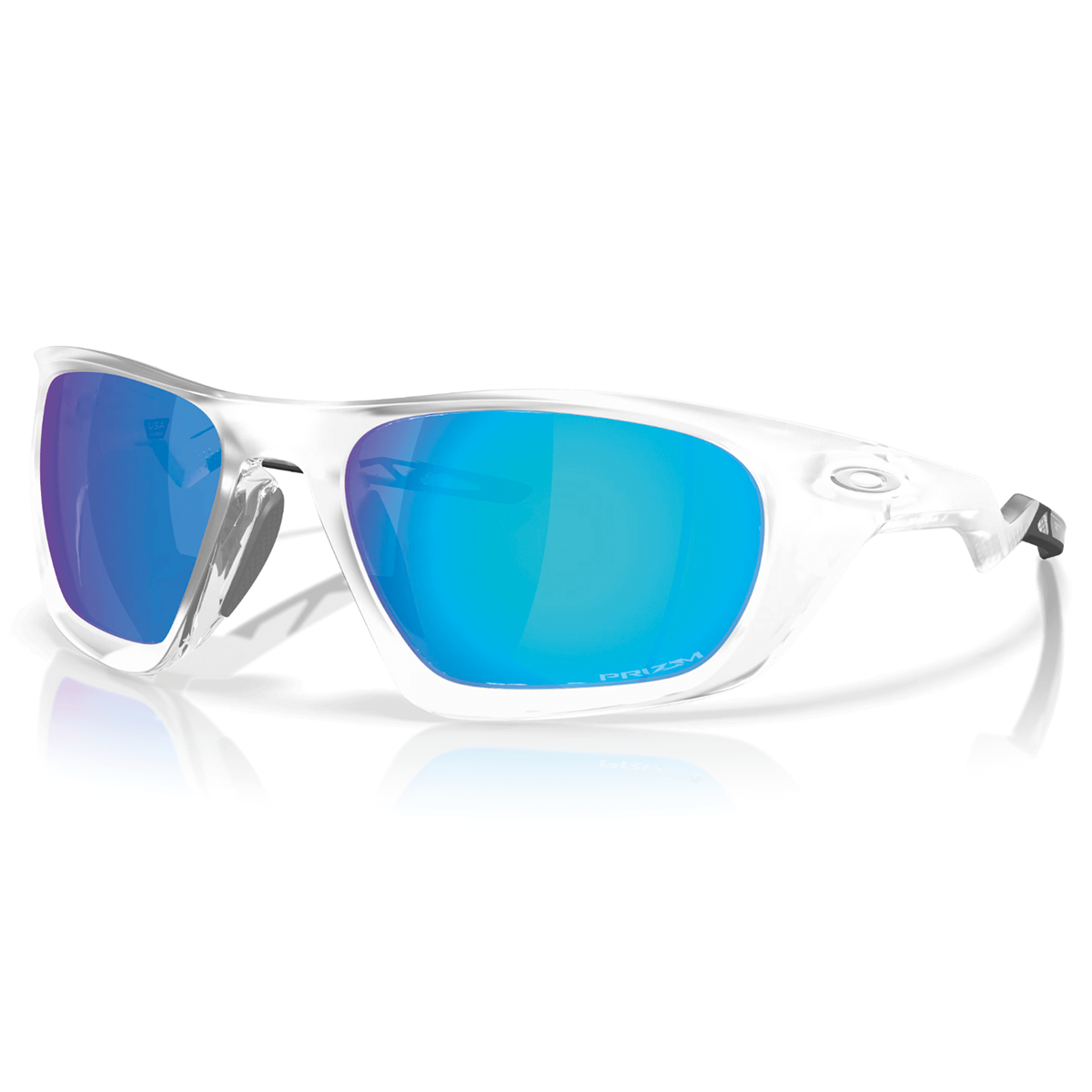 Óculos de Sol Oakley Lateralis Matte Clear Prizm Sapphire