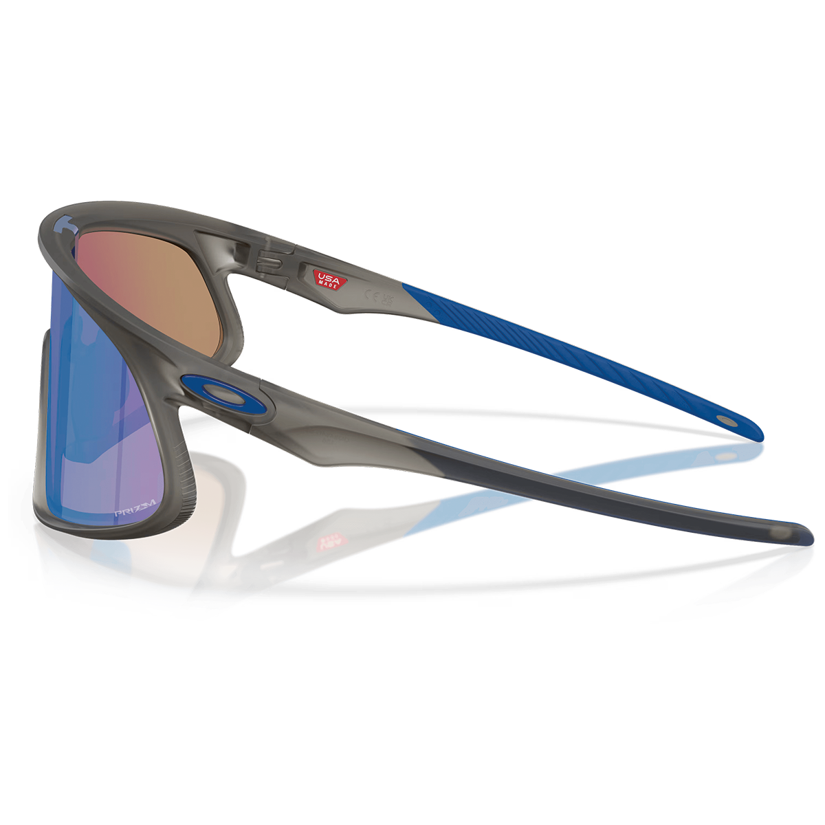 Óculos de Sol Oakley Rslv Matte Grey Smoke Prizm Sapphire