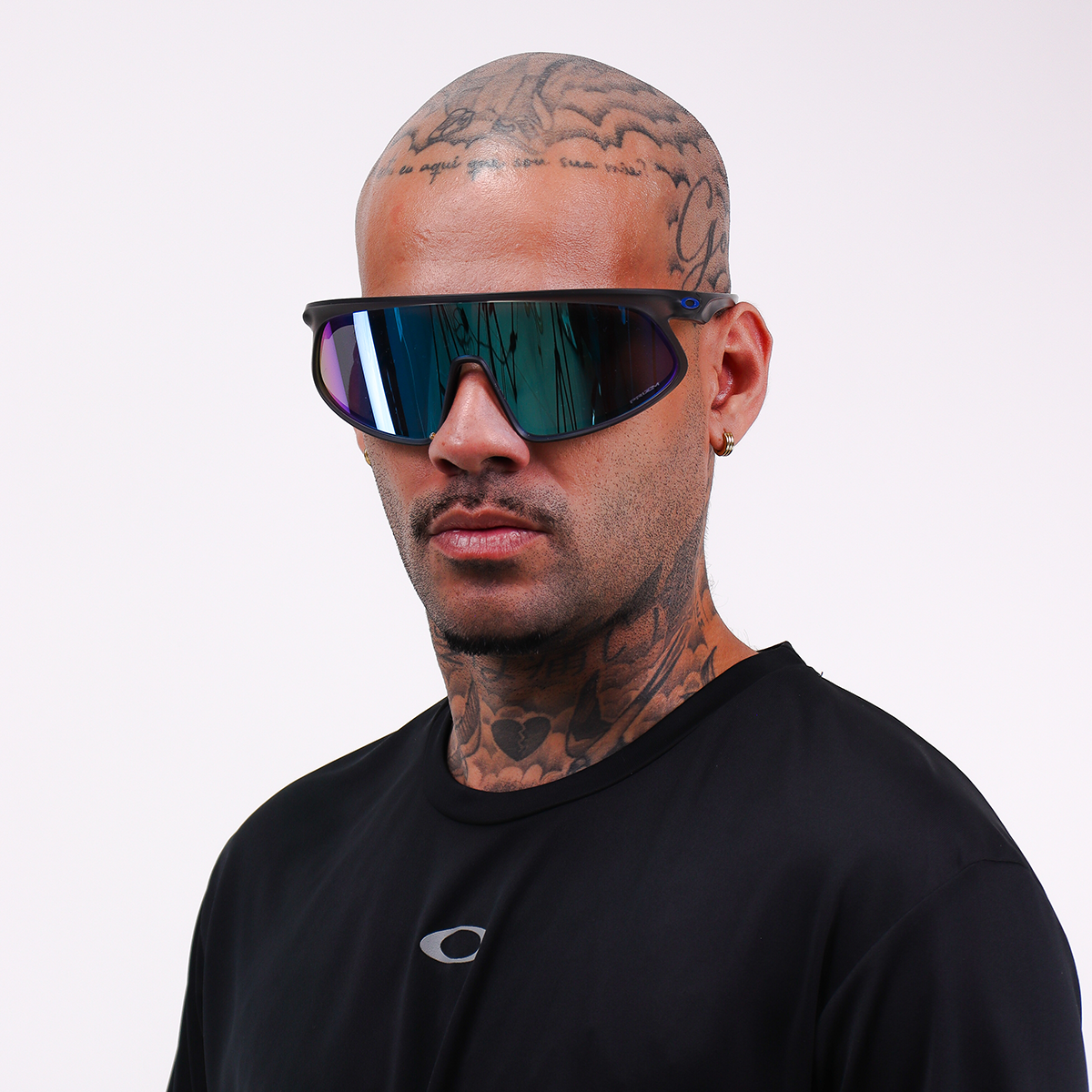 Óculos de Sol Oakley Rslv Matte Grey Smoke Prizm Sapphire