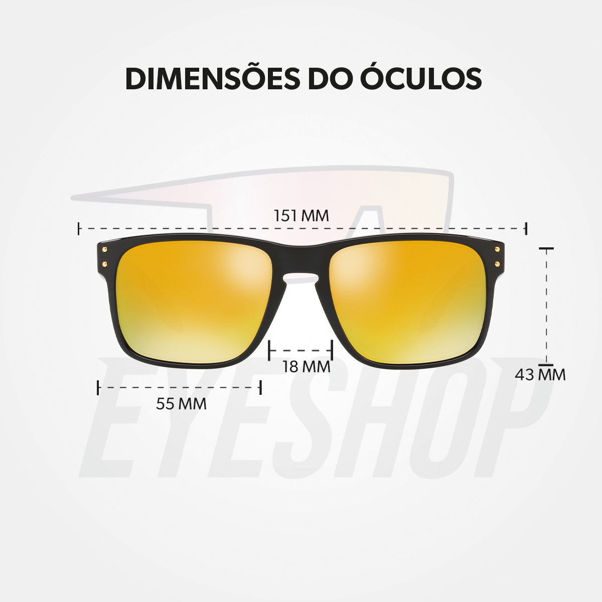 Óculos Oakley Holbrook Matte Black Lente 24k Iridium