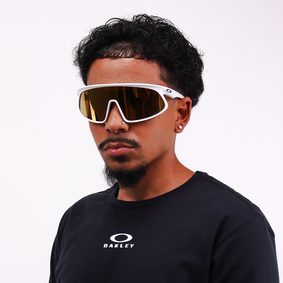 Óculos de Sol Oakley Rslv Matte White Prizm 24K