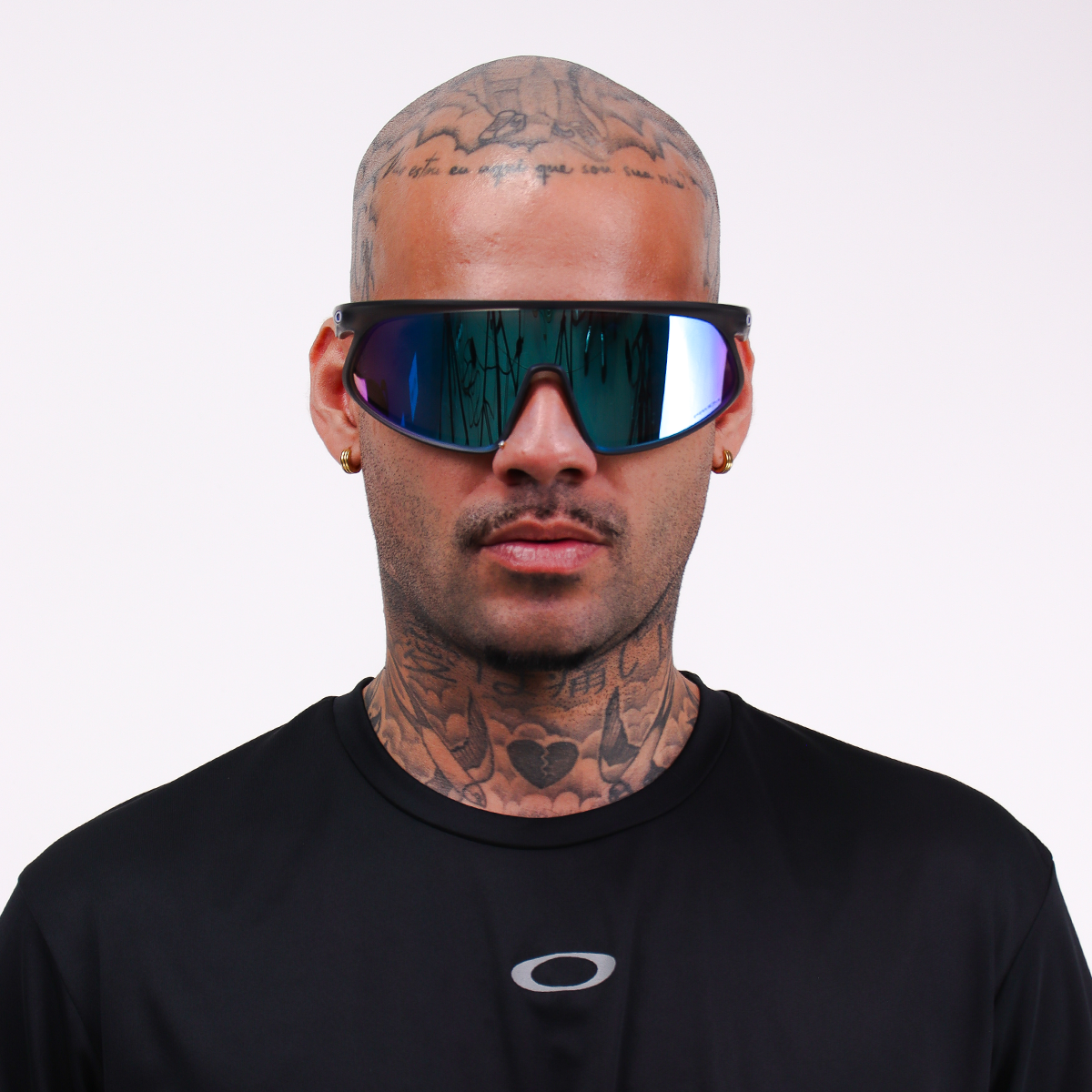 Óculos de Sol Oakley Rslv Matte Grey Smoke Prizm Sapphire