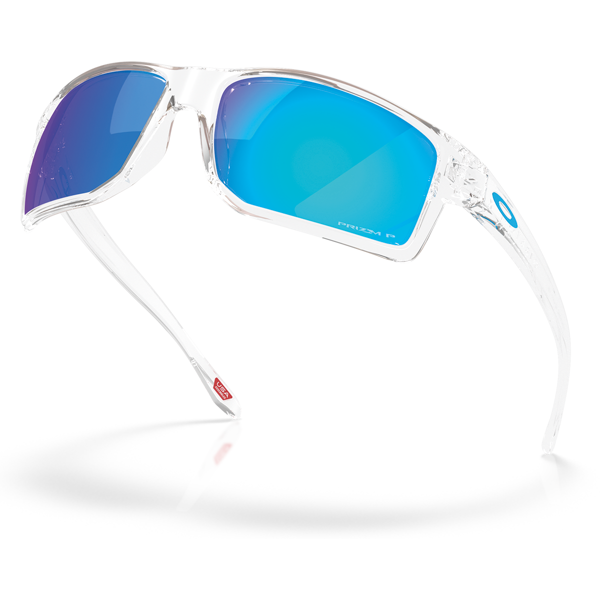 Óculos Oakley Gibston XL Clear Prizm Sapphire Polarizado