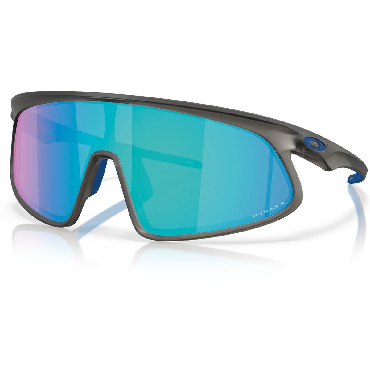 Óculos de Sol Oakley Rslv Matte Grey Smoke Prizm Sapphire