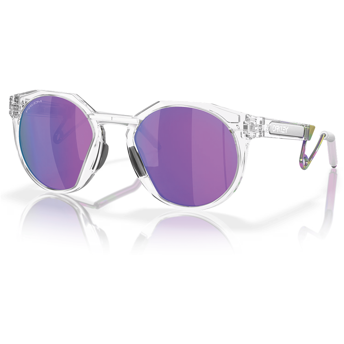 Óculos de Sol Oakley HSTN Metal Matte Clear Prizm Violet