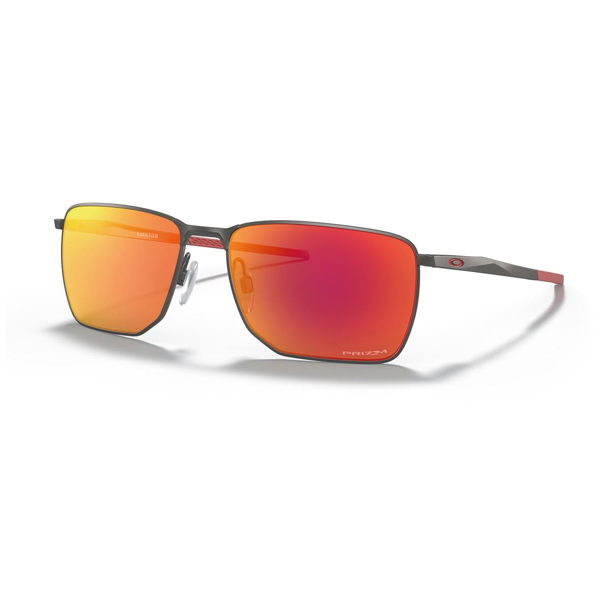 Oculos De Sol Oakley Ejector Gun Metal Prizm Ruby
