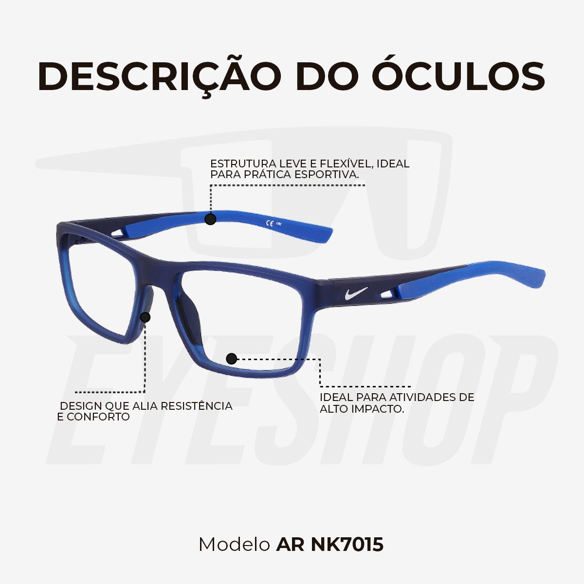 Óculos de Grau Nike 7015 Blue