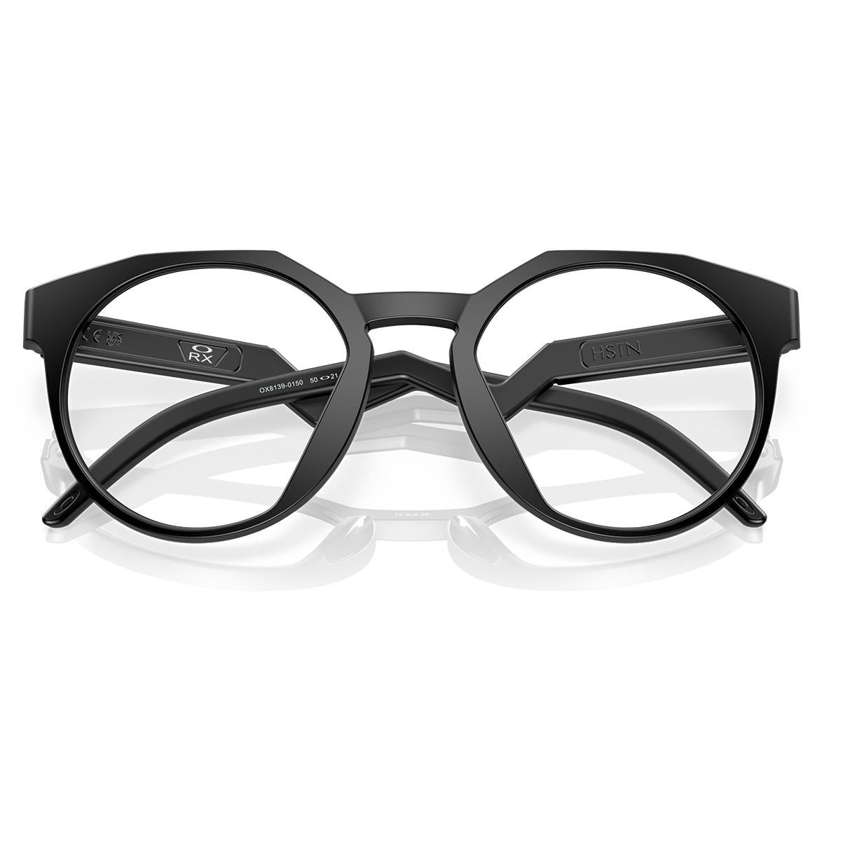 Óculos de Grau Redondo Oakley HSTN RX Matte Black