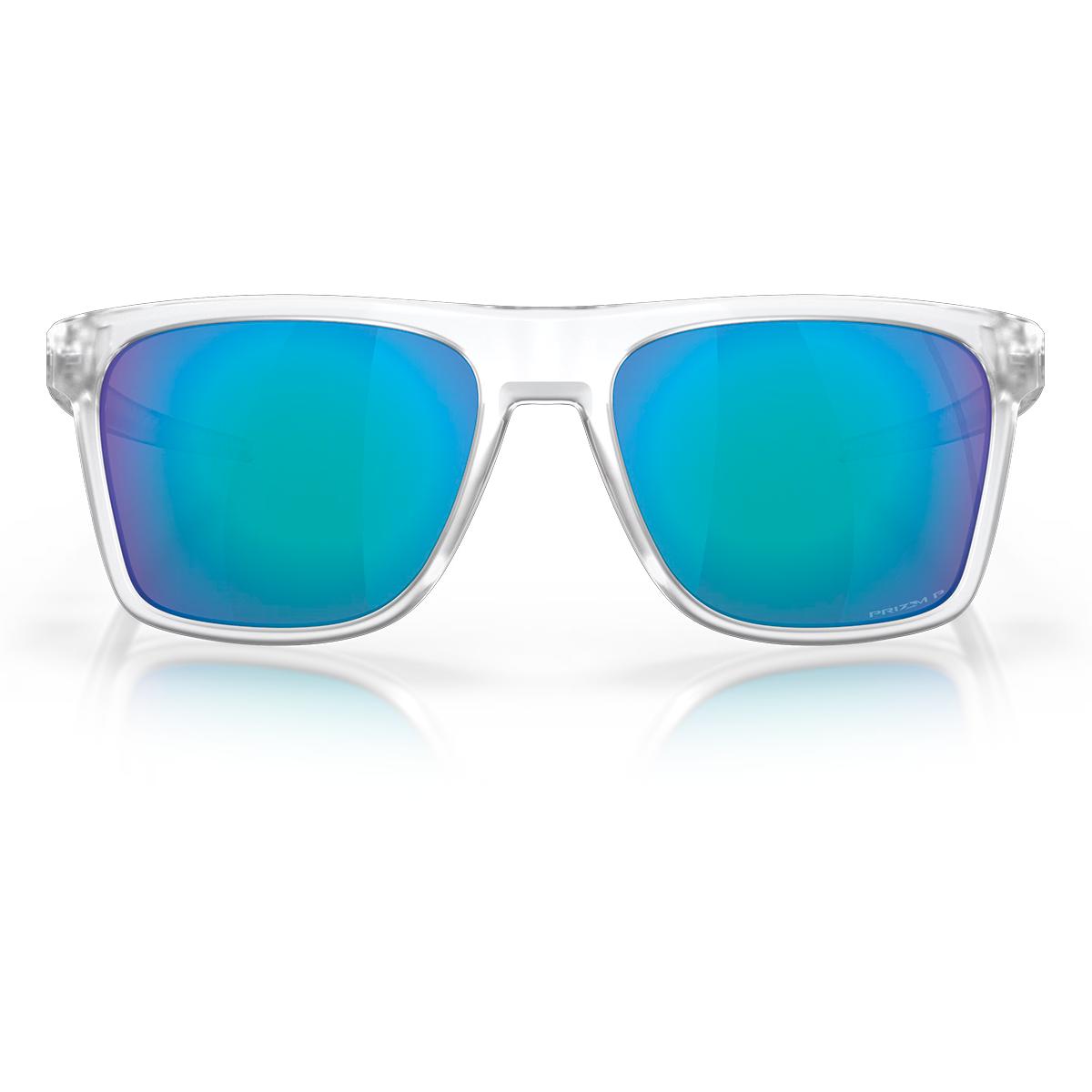 Óculos Oakley Leffingwell Clear Prizm Sapphire Polarizado