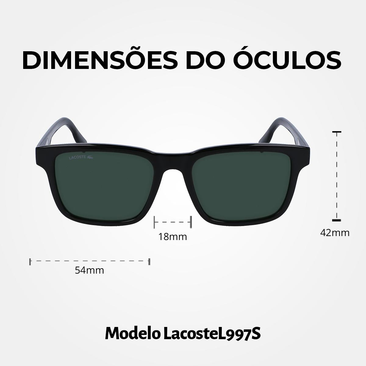 Óculos de Sol Lacoste 997S Black