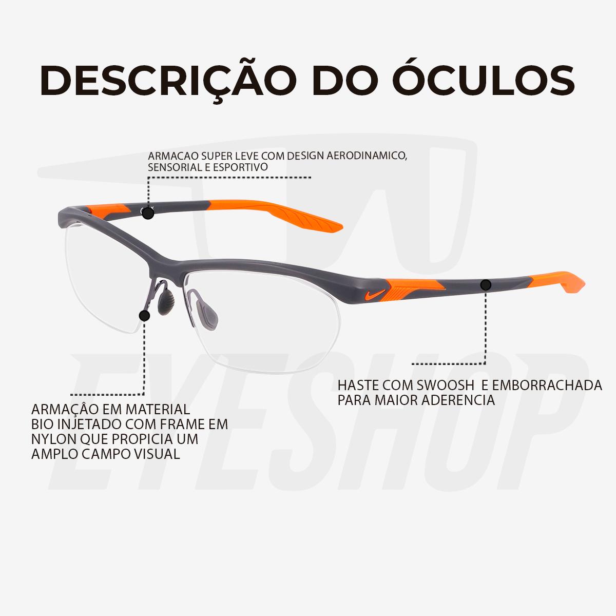 Óculos de Grau Nike 7401 Gray