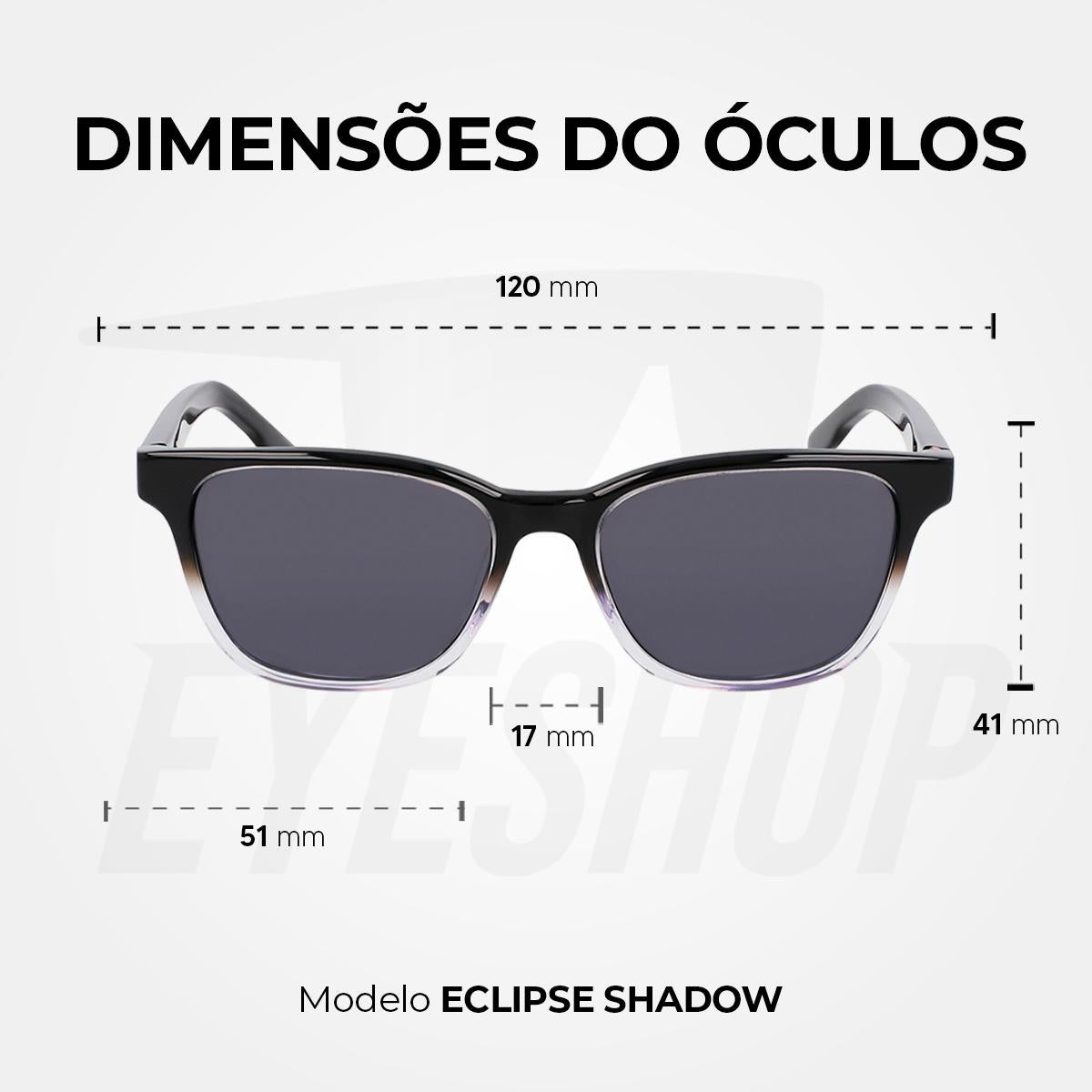 Óculos de Sol Nike Eclipse Shadow EV24047 Black Gradient Grey