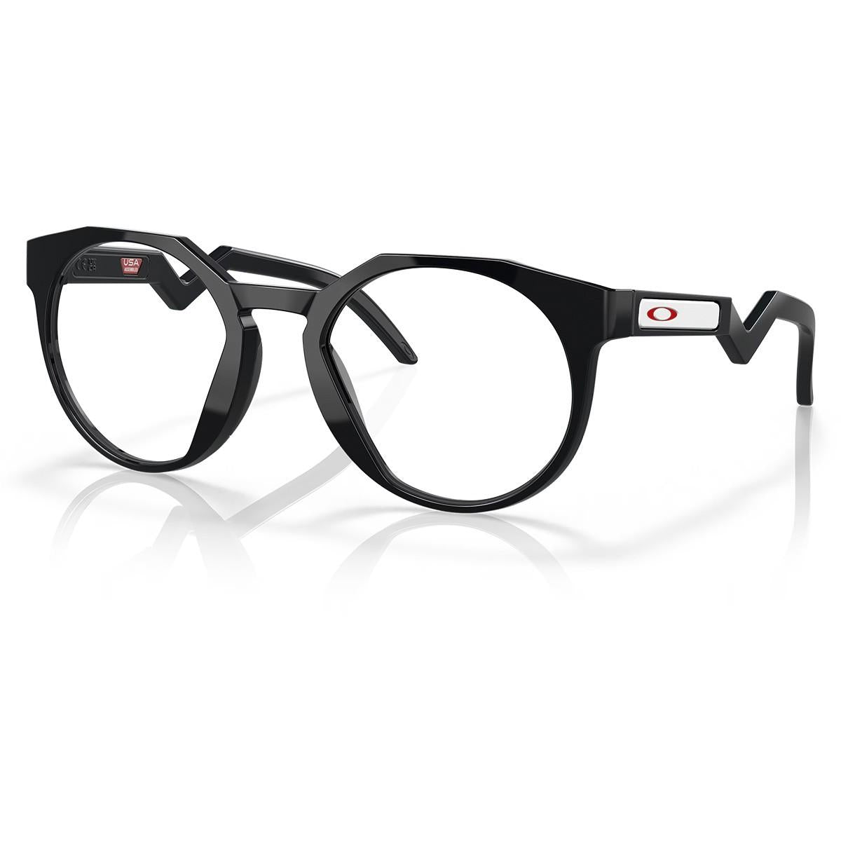 Óculos de Grau Redondo Oakley HSTN RX Polished Black