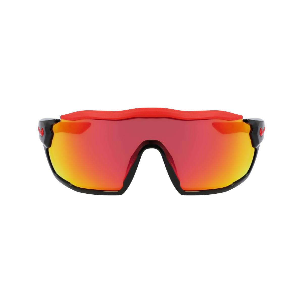 Óculos de Sol Nike Show X Rush DZ7370 Black Red Mirror