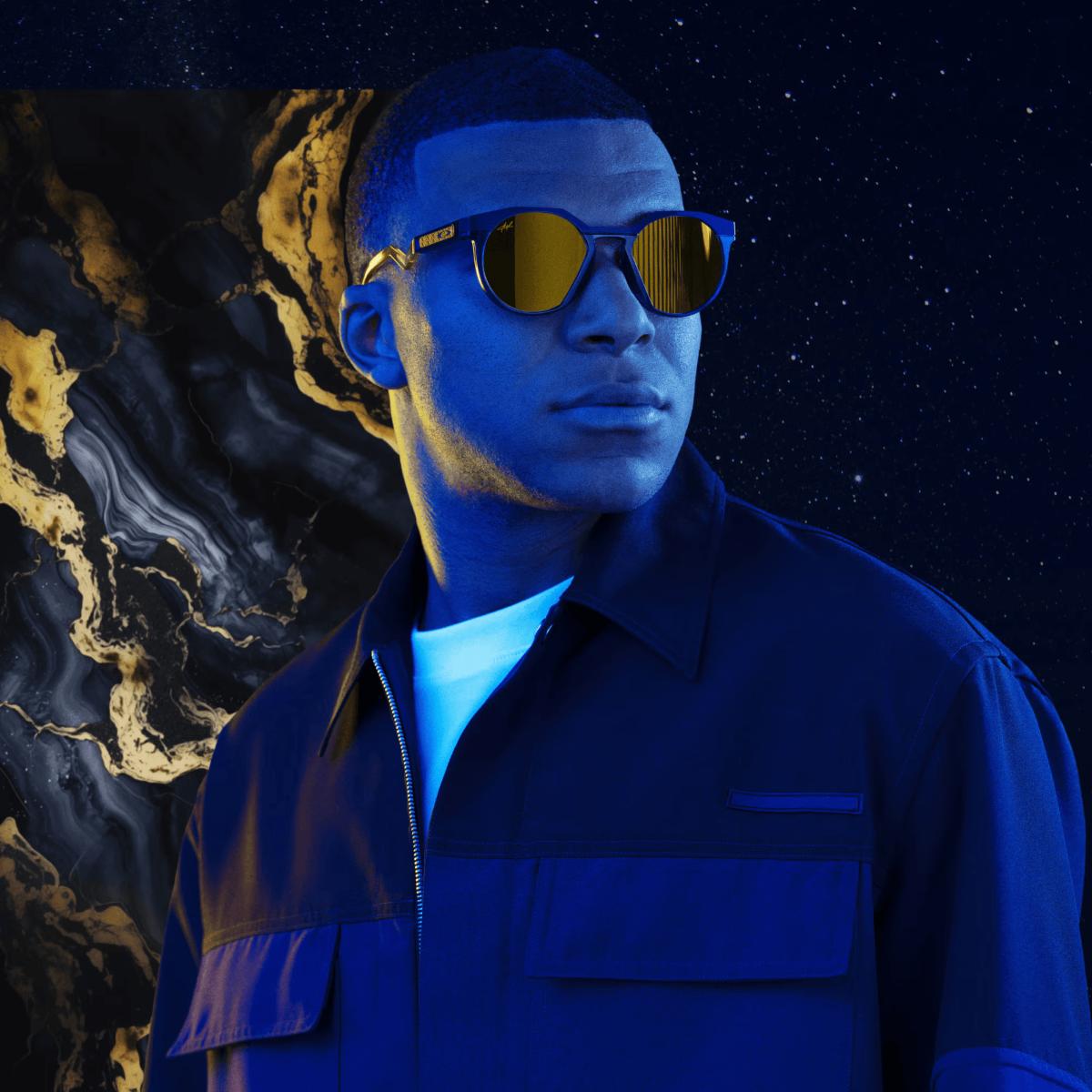 Óculos de Sol Oakley HSTN Edicao Limitada Mbapé Polarizado