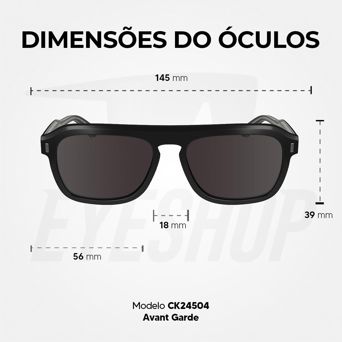 Óculos de Sol Calvin Klein 24504S Havana Forest Green