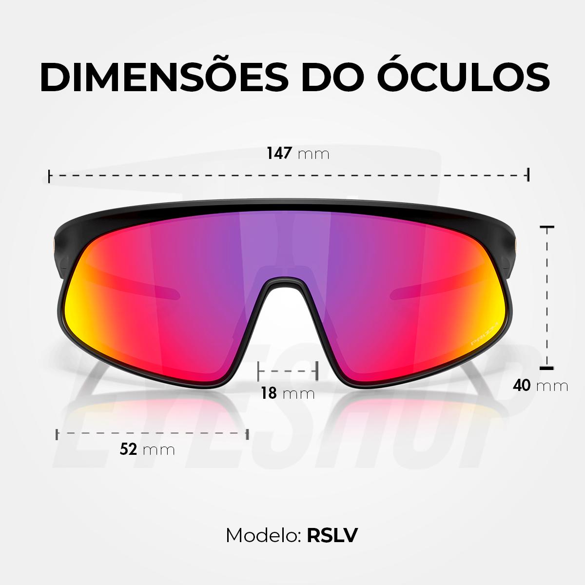 Óculos de Sol Oakley Rslv Matte Black Prizm Road