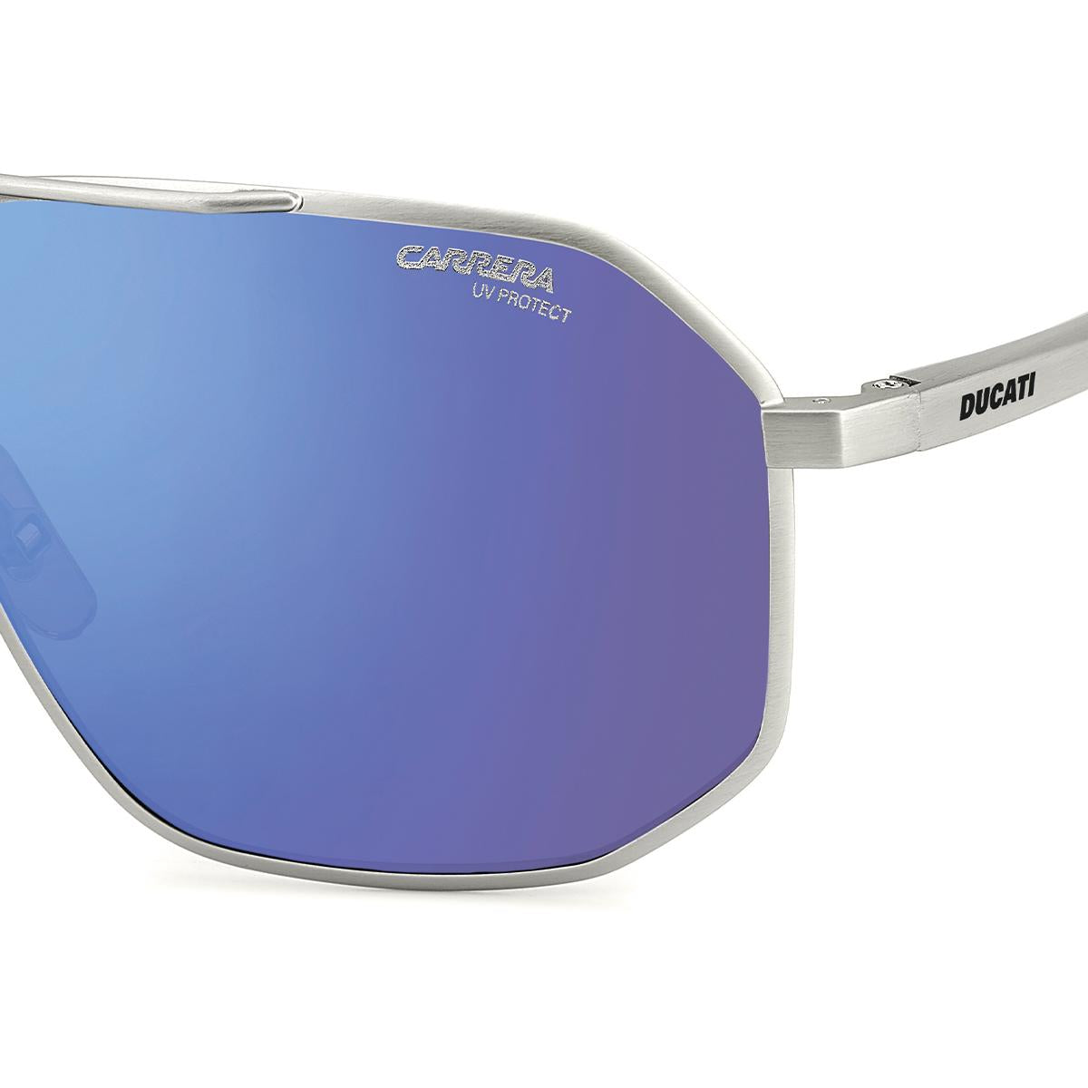 Óculos de Sol Carrera Ducati 037S Matte Palladium Silver Blue Mirror