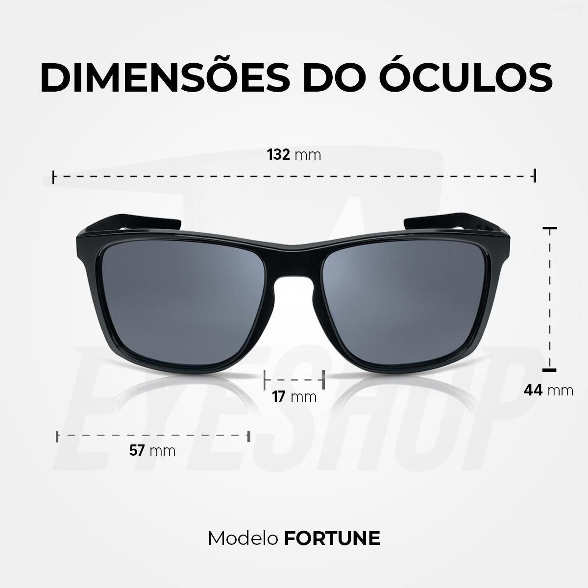 Óculos de Sol Nike Fortune FD1692 Black Dark Gray