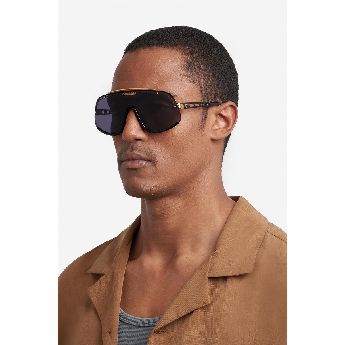 Óculos Mascara Carrera Flaglab 16 Black Gold