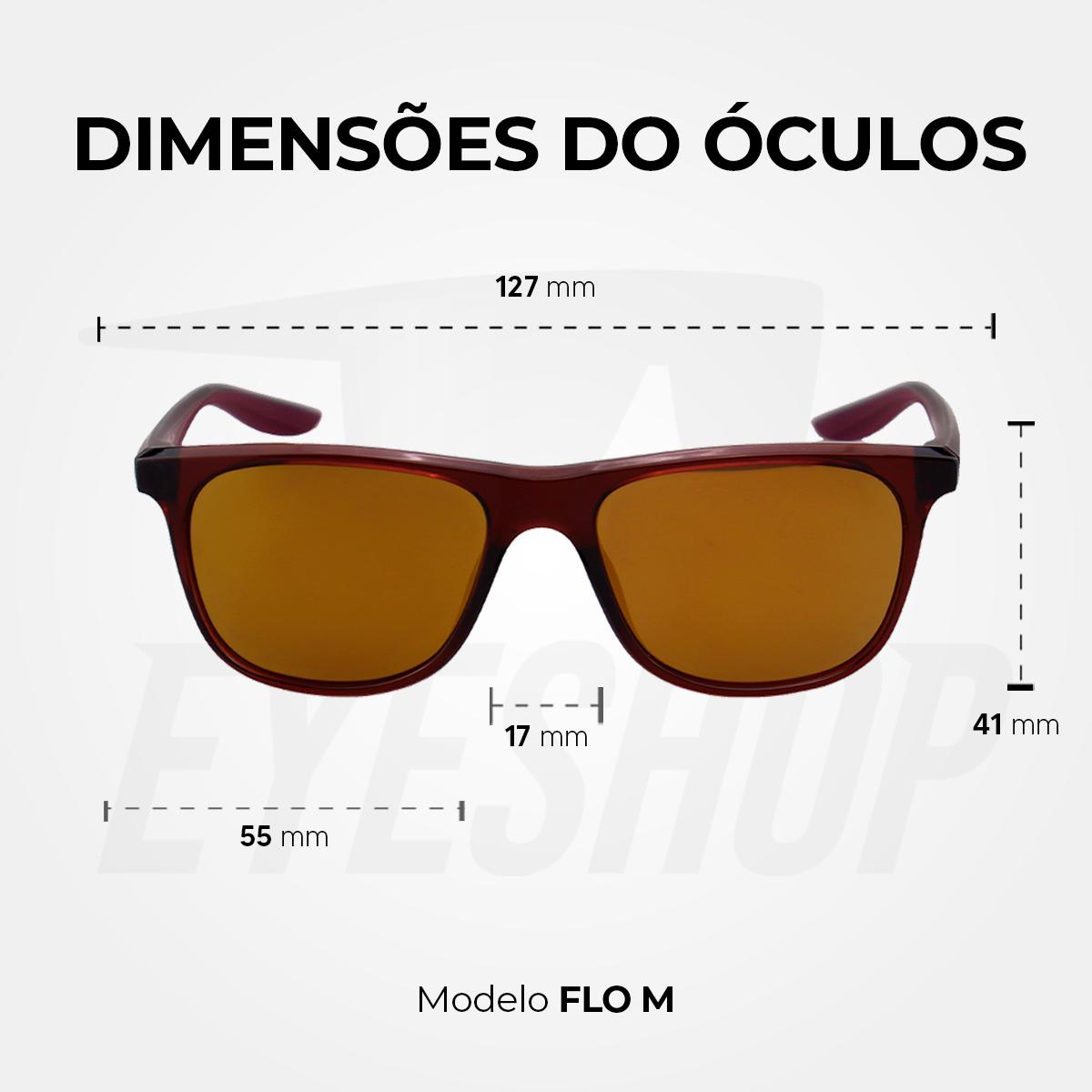 Óculos de Sol Nike FLO DQ0866 Clear Brown Bronze Brown