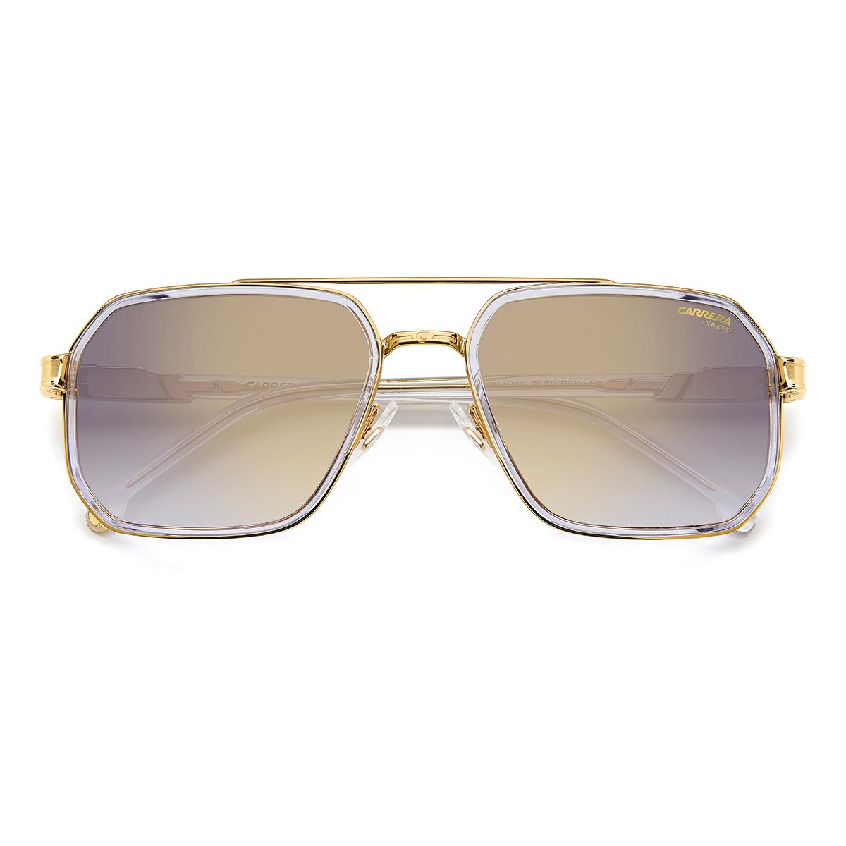Óculos de Sol Carrera 1069S Clear Gold Grey Gold Mirror