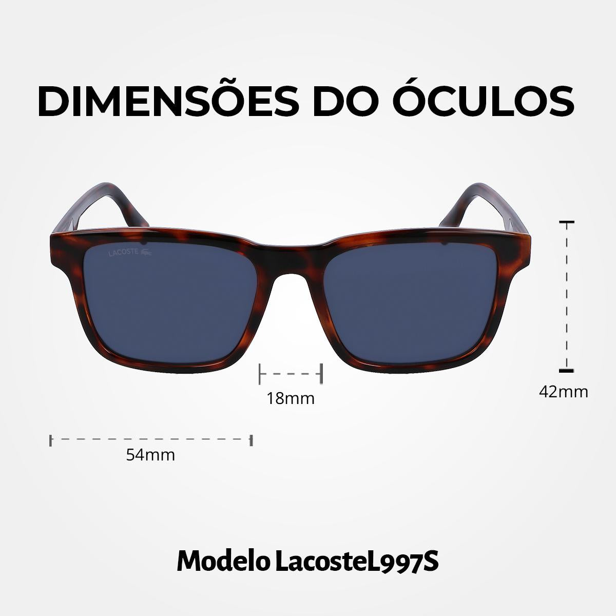 Óculos de Sol Lacoste 997S Havana