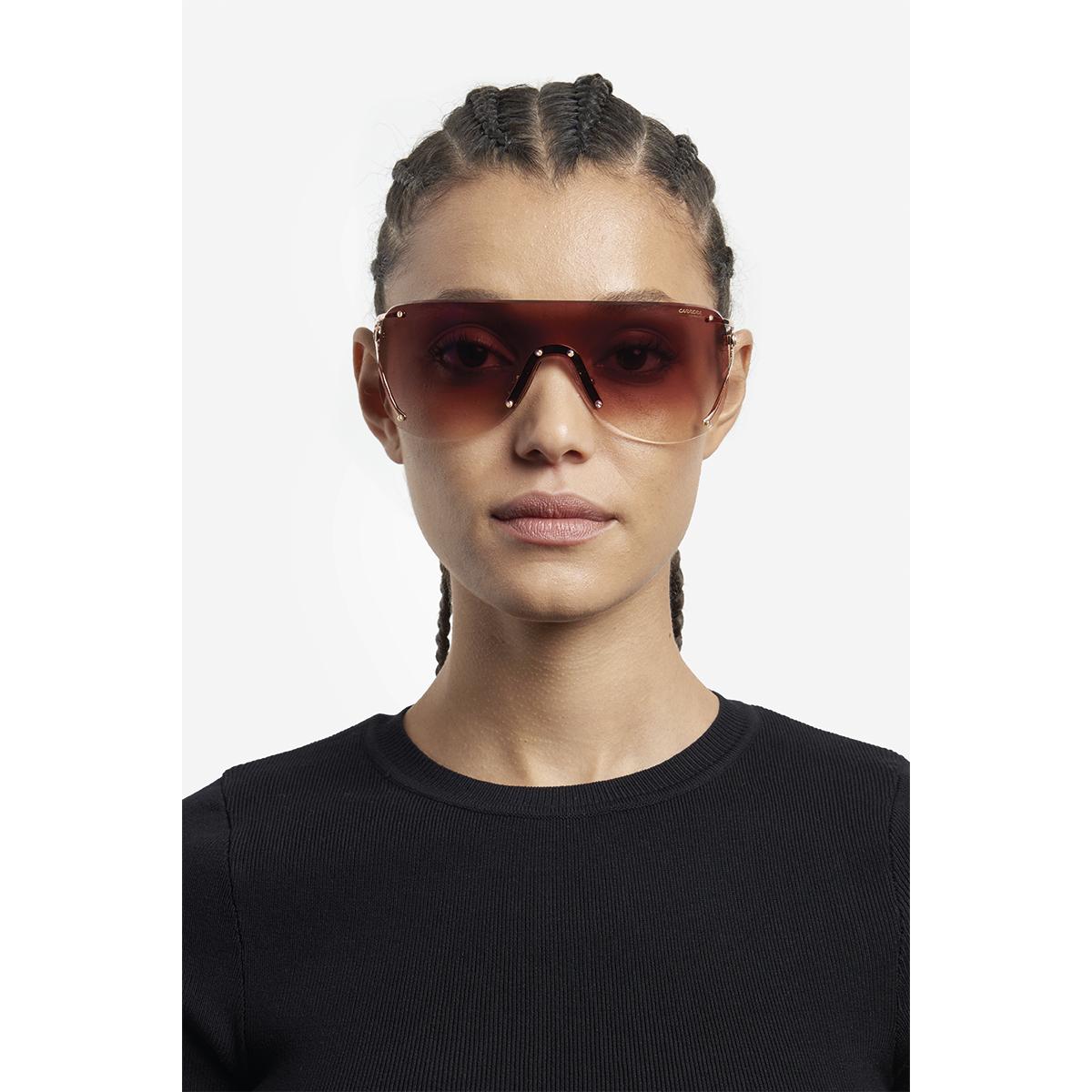Óculos de Sol Carrera 3006S Gold Cooper Brown Shaded Blue Mirror
