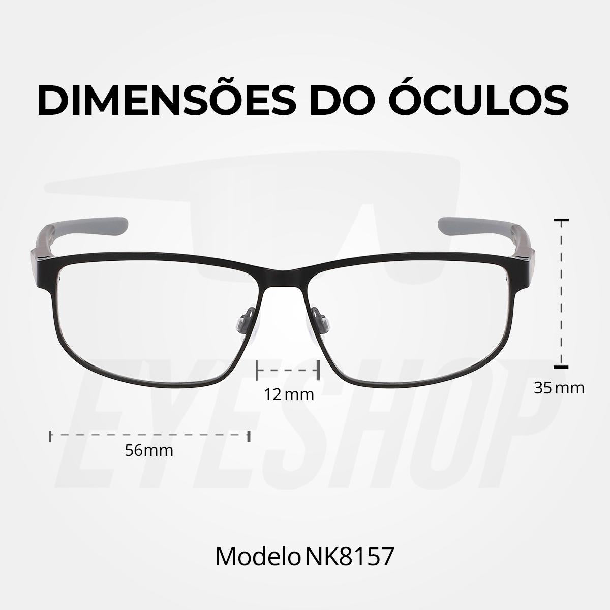 Óculos de Grau Nike 8157 Matte Navy