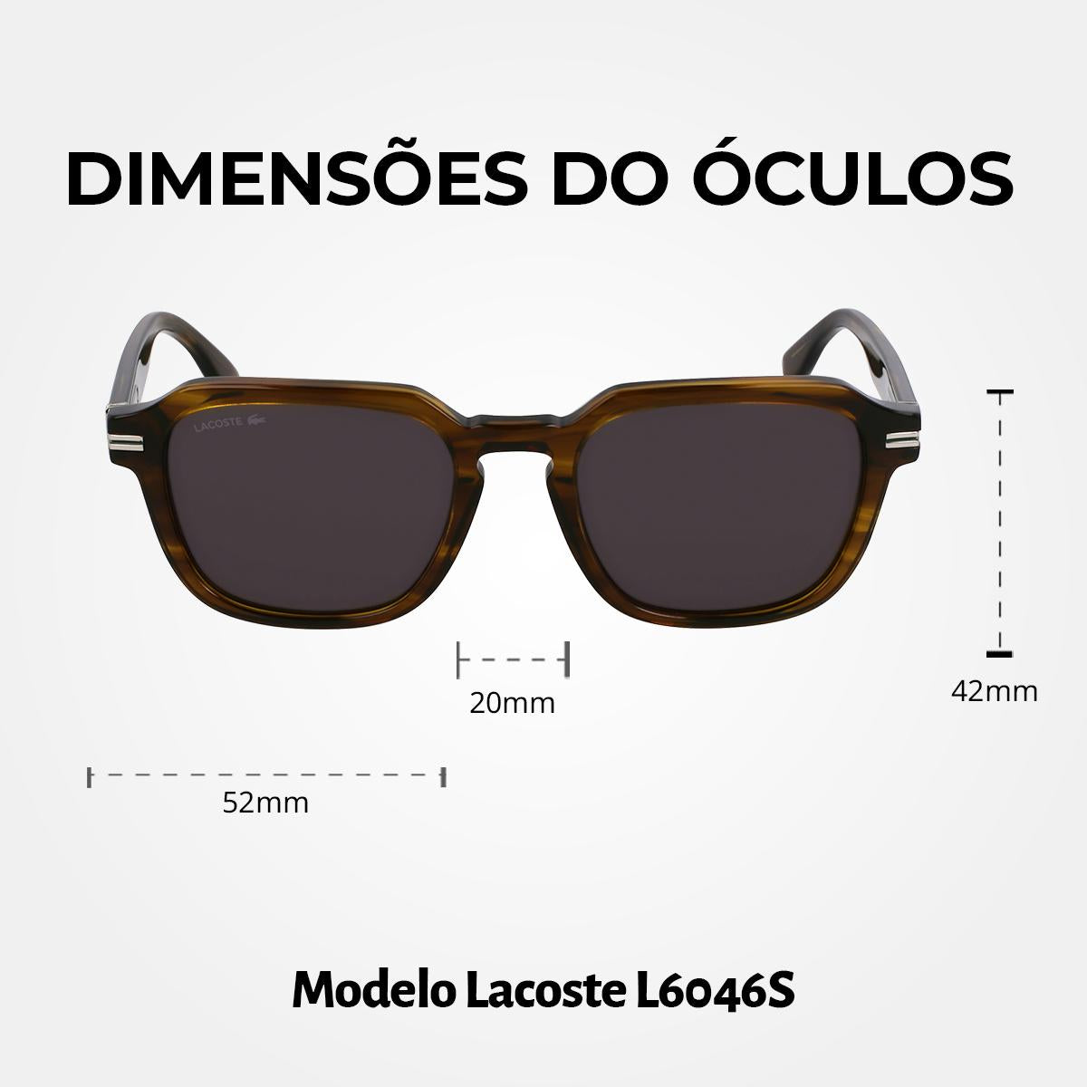Óculos de Sol Lacoste L6046S Brown