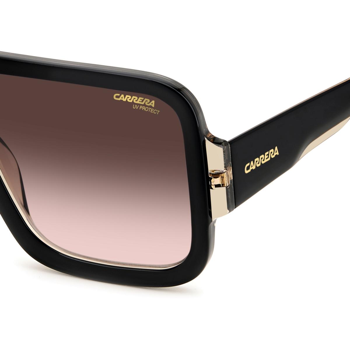 Óculos de Sol Carrera Flaglab 14 Black Brown Gradient Purple Mirror