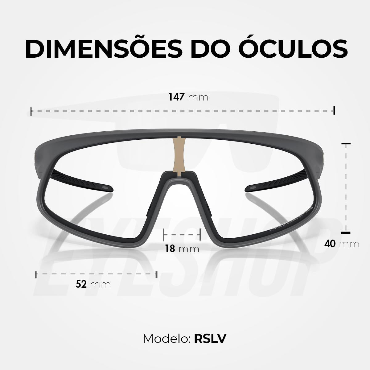 Óculos Oakley Rslv Matte Carbon Photochromic