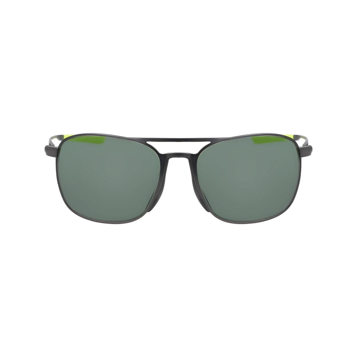 Óculos Sol Nike Ace Driver EV24010 Satin Gunmetal Green Polarized
