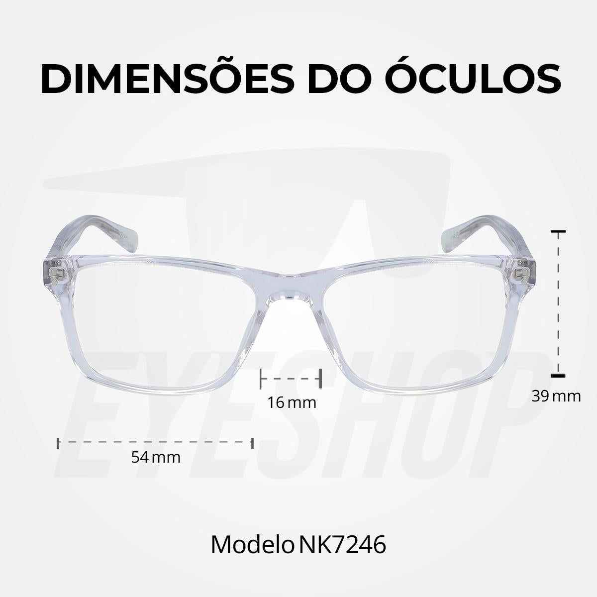 Óculos de Grau Nike 7246 Clear