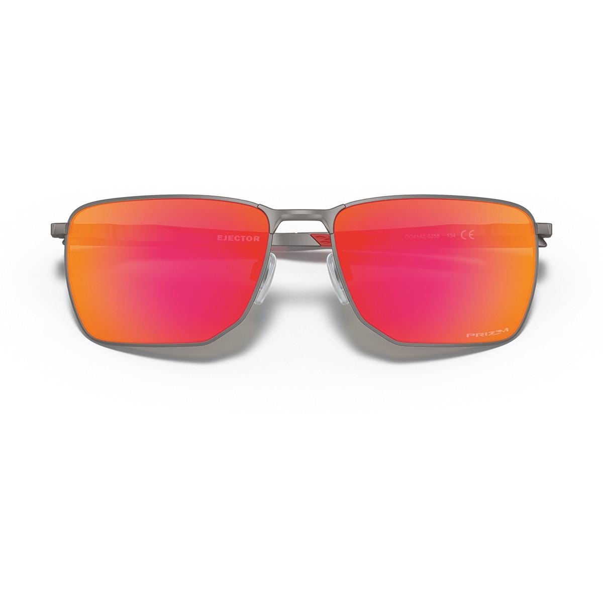 Oculos De Sol Oakley Ejector Gun Metal Prizm Ruby