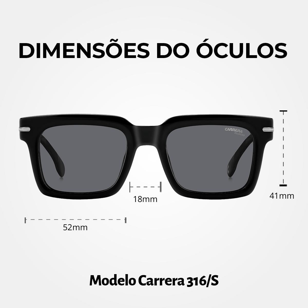 Óculos de Sol Carrera 316S Black