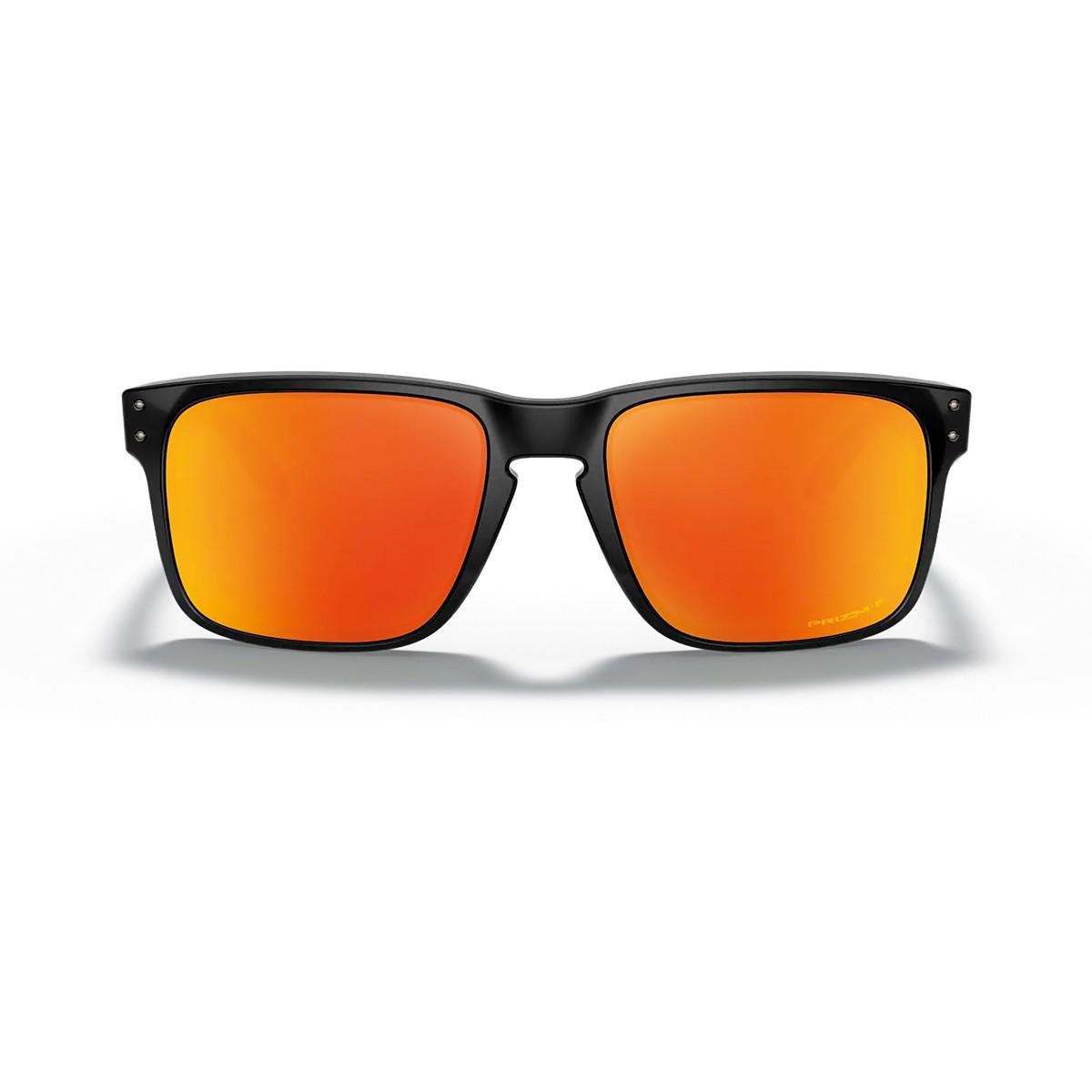 Óculos De Sol Holbrook Polished Black Prizm Ruby Polarizado