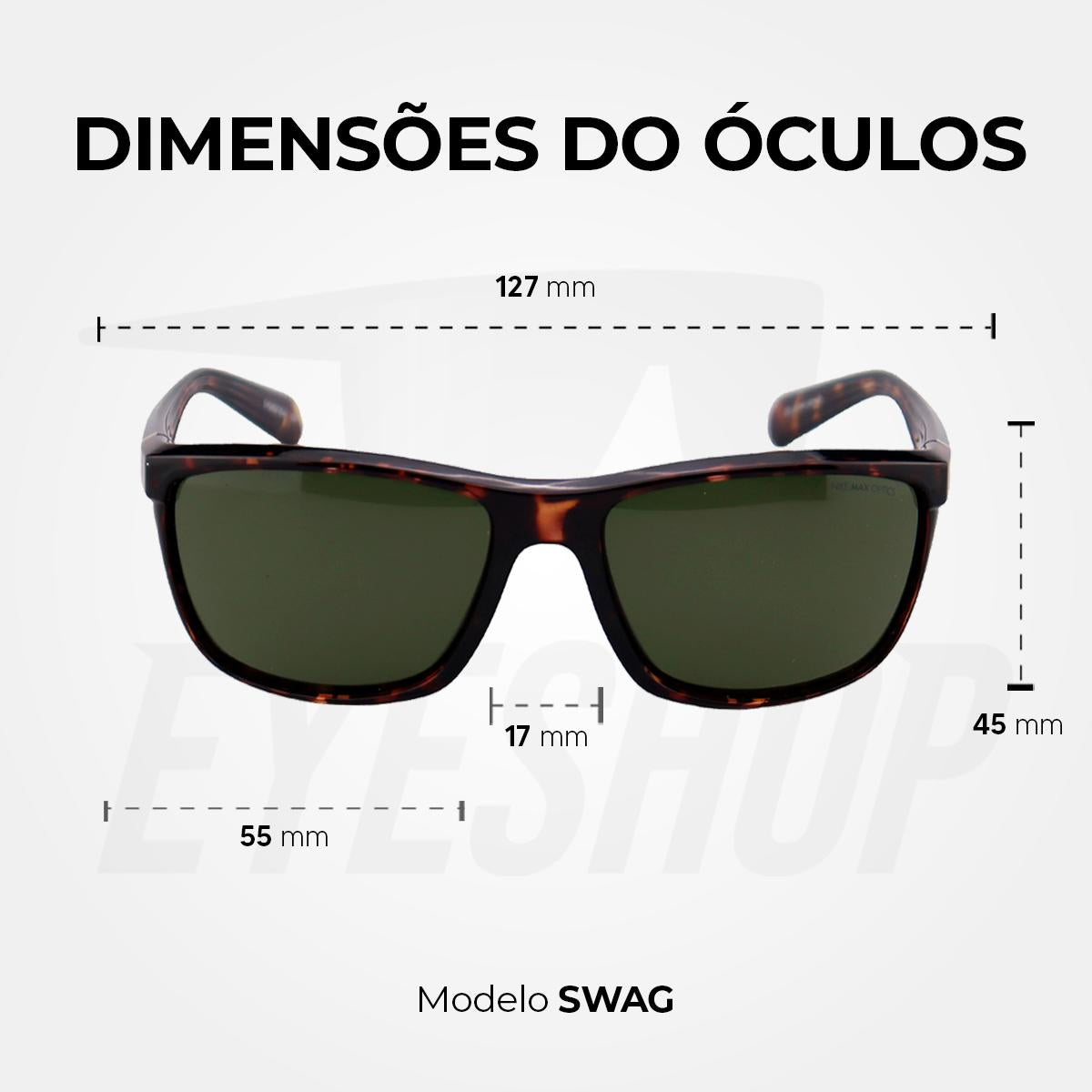 Óculos de Sol Nike Swag EV0653 Tortoise Green