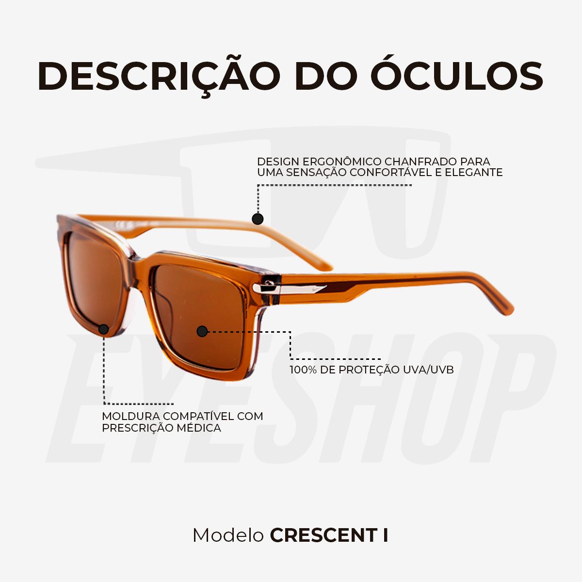 Óculos de Sol Nike Crescent I EV 24017 Amber Amber Brown