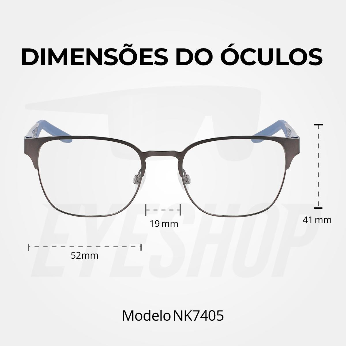 Óculos de Grau Nike 8156 Gray