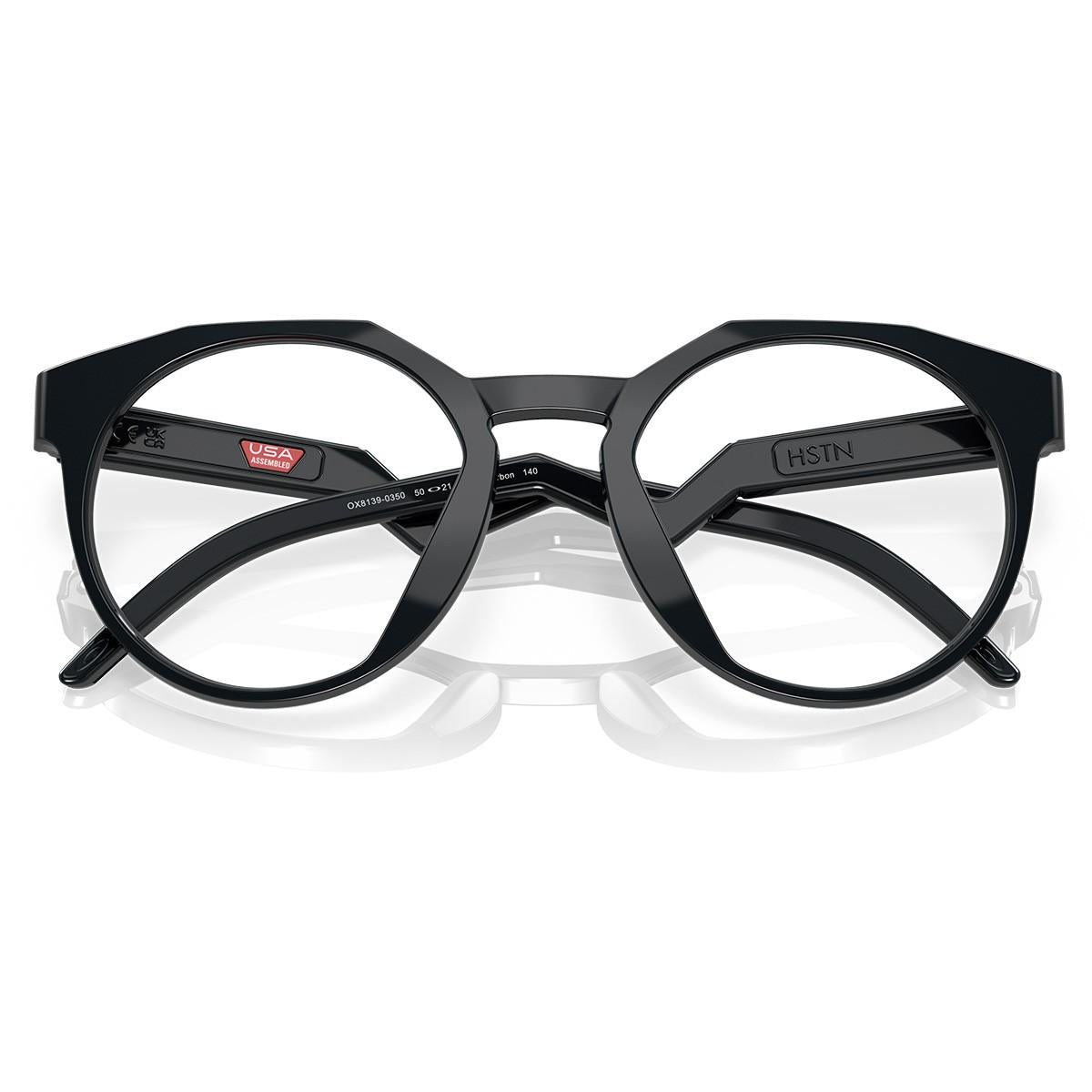 Óculos de Grau Redondo Oakley HSTN RX Polished Black