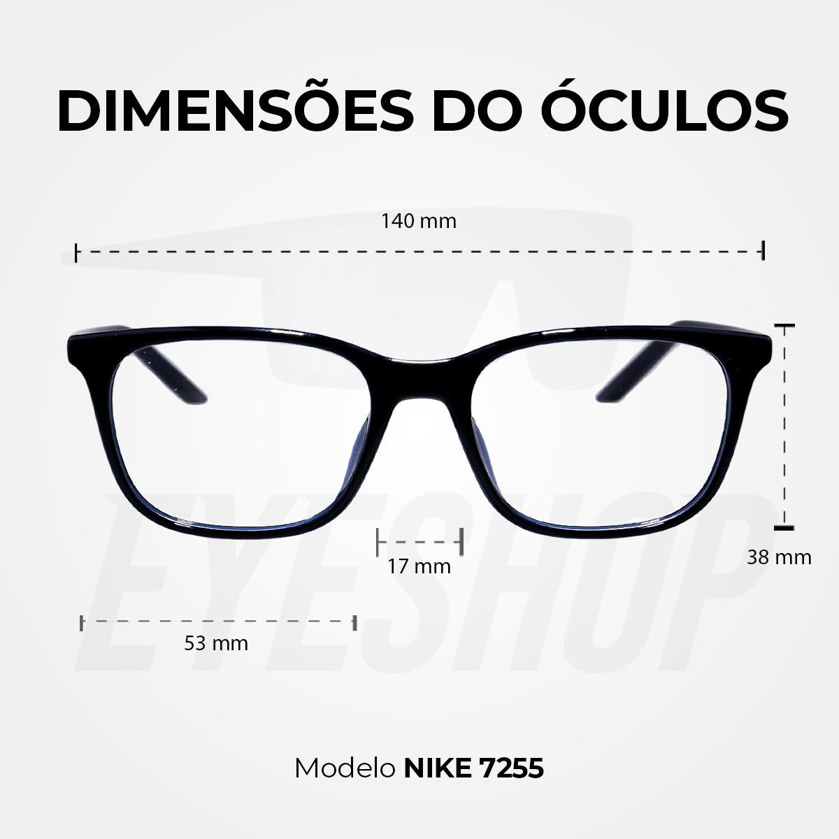Óculos de Grau Nike 7255 Blue