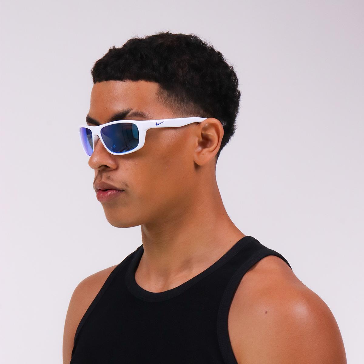 Óculos de Sol Nike Lynk FD1817 White Blue Mirror