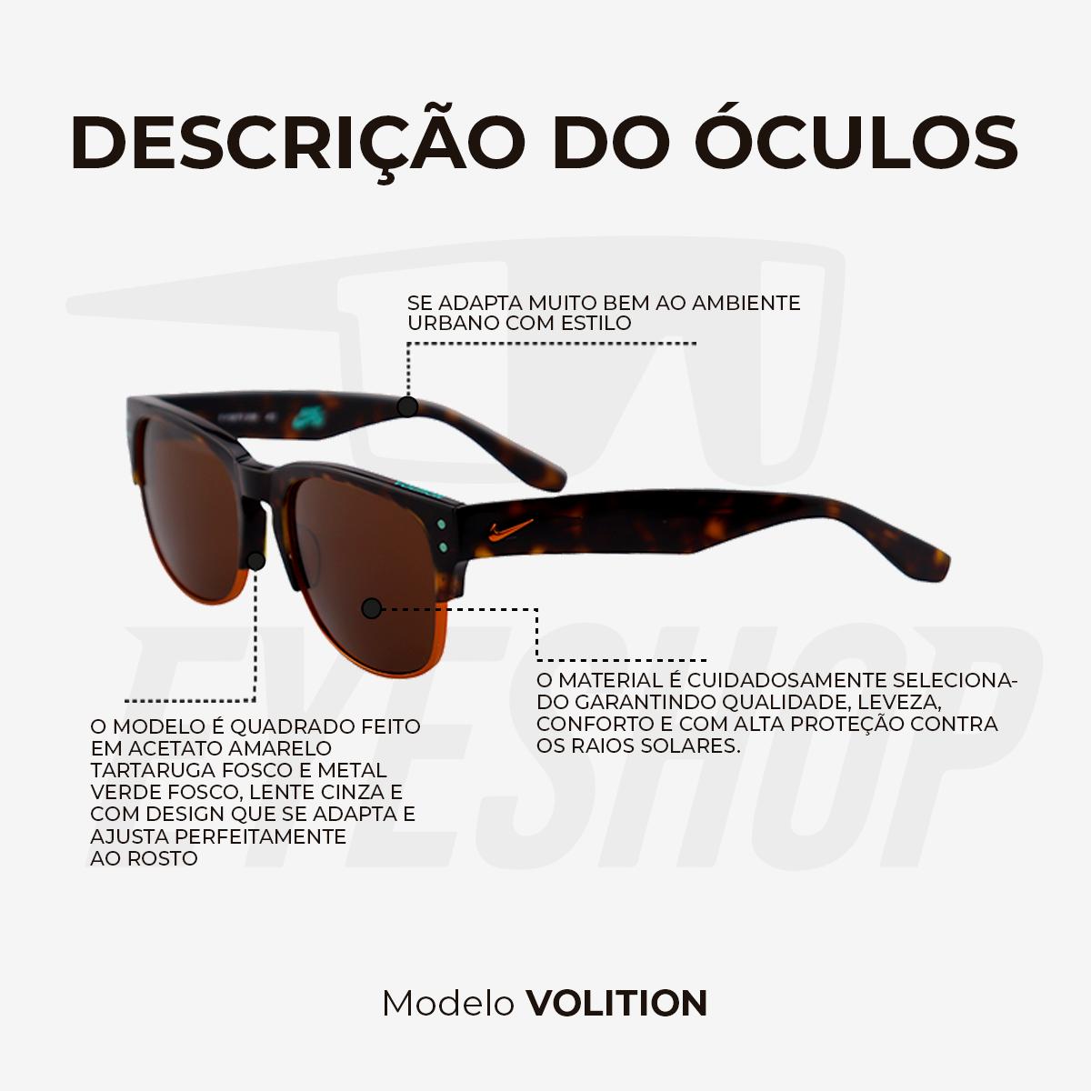Óculos de Sol Nike Volition EV0879 Tortoise Grey