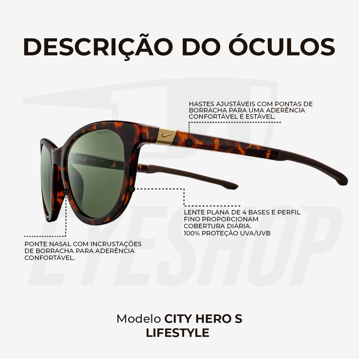 Óculos de Sol Nike City Hero EV24007 Tortoise Green